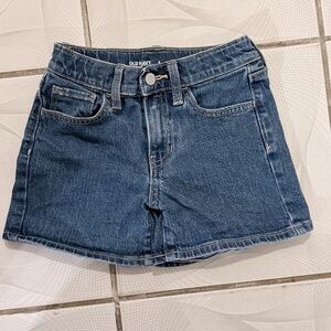 Old Navy Girls High-Rise Built-In Tough Denim Shorts Size 8